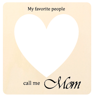 Mom Heart frame