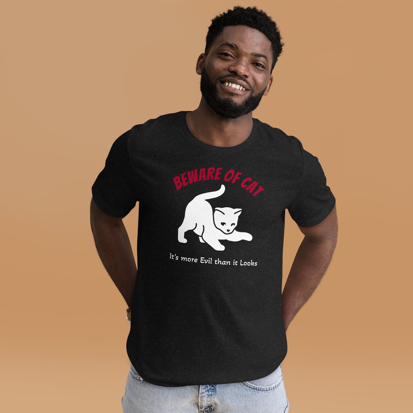 Beware of Cat Men's Shirt